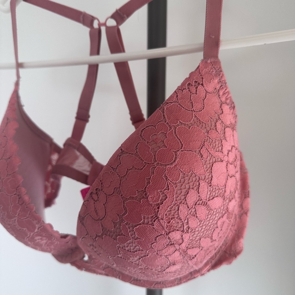 La SENZA Pink Lace Strappy Bra | 36D | Obsession - Picture 4 of 8